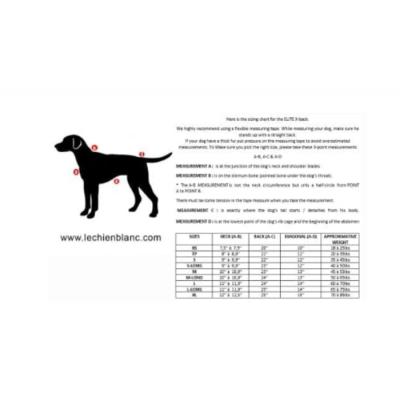LeChienBlanc Harnais de Traction Élite noir pour sports canins attelés