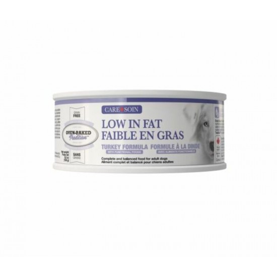 OBT Nourriture en conserves pour chien Faible en gras pâté à la dinde 5,5 oz