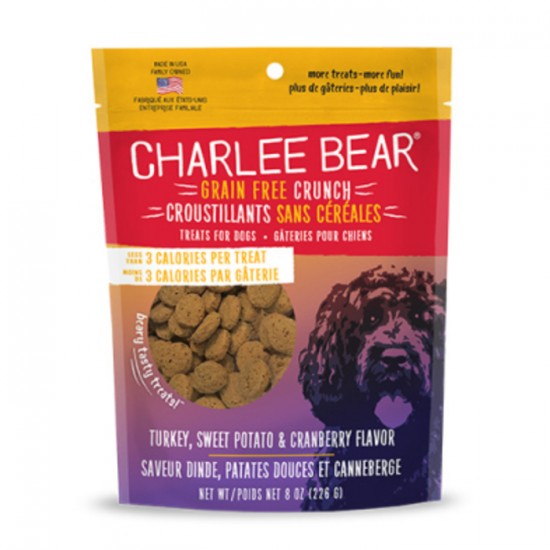 Charlee Bear Grain Free Crunch dinde, patate douce...