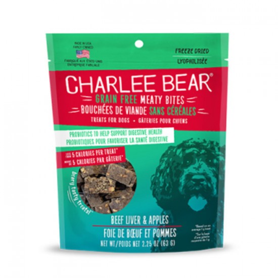 Charlee Bear Grain Free Meaty Bites foie de bœuf...