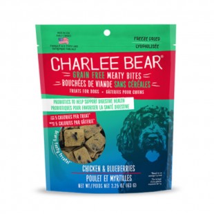 Charlee Bear Grain Free Meaty Bites poulet et...