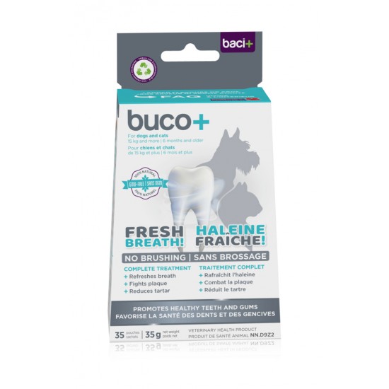 Buco+ 150 mg pour chien 35 sachets