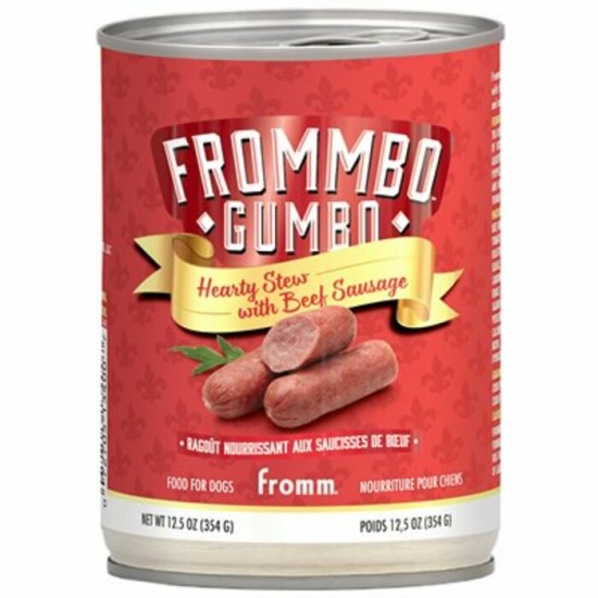 Frommbo gumbo ragoût saucisses boeuf 12.5oz