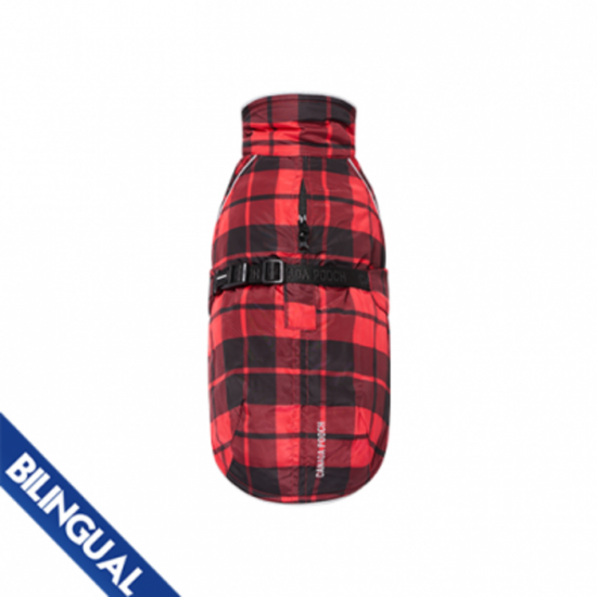 Canada Pooch® The Expedition Coat 2.0 Red Plaid 8