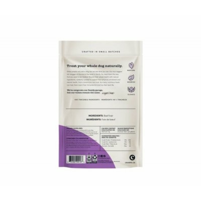 Crumps’ Naturals – Bouchées Lyophilisées de Foie de Bœuf pour Chien 155 g