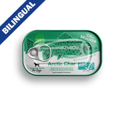 Open Farm Mousse de truite arctique  – Garniture...