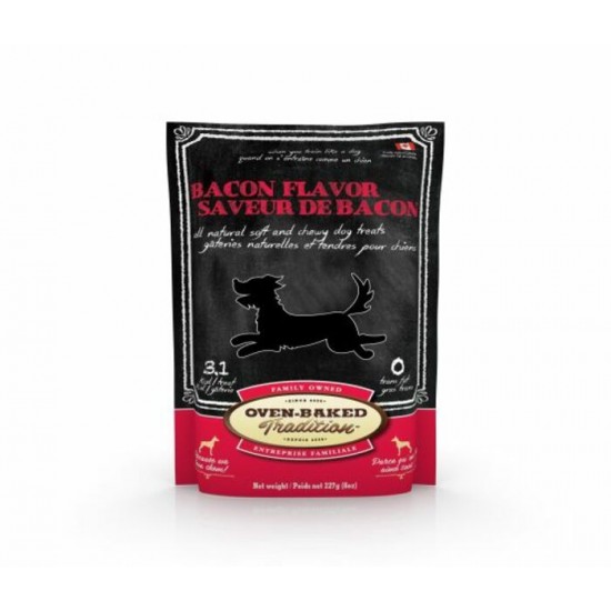 Obt Gâteries Pour Chien, Tendres Au Bacon 8oz