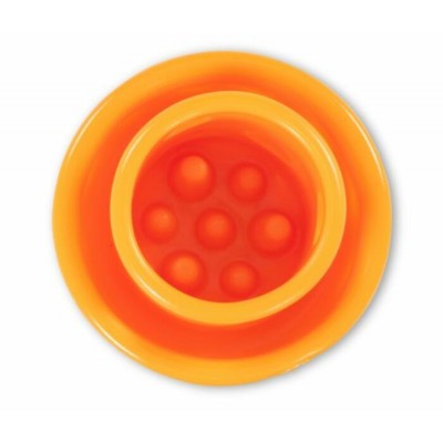 Messy Mutts – Jouet Interactif Totally Pooched Puzzle’n Play 2.5" Orange Pour Chien