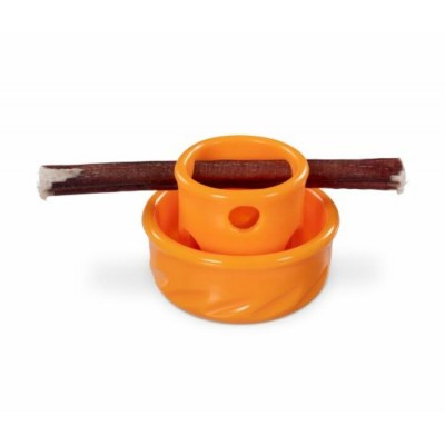 Messy Mutts – Jouet Interactif Totally Pooched Puzzle’n Play 2.5" Orange Pour Chien