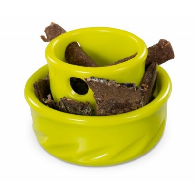 Messy Mutts – Jouet Interactif Totally Pooched Puzzle’n Play 2.5" Lime Pour Chien
