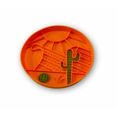 Messy Mutts – Bol à Léchage en Silicone Orange...
