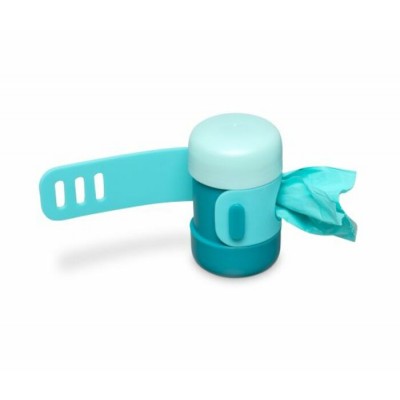 Messy Mutts – Distributeur de Sacs de Ramassage pour Chien Bleu