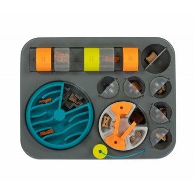 Messy Mutts – Plateau d’Alimentation Interactif Grand pour Chien 16"x13"
