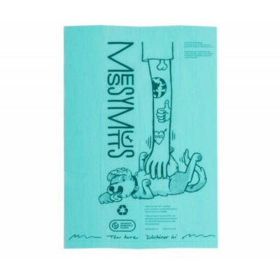 Messy Mutts – Sacs de Ramassage Biorecyclés 16 Rouleaux de Recharge, 240 Sacs