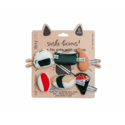 Dexypaws Jouet En Peluche Pour Chat Ensemble De 6...
