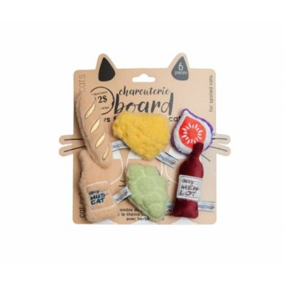 Dexypaws Ensemble de 6 Jouets en Peluche pour Chat...