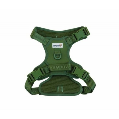 Dexypaws Harnais Sans Traction pour Chien – Couleur Vert Camouflage Très Grand