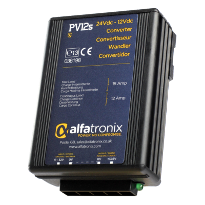 PV12S, Convertisseur de Tension Alfatronix 24V to...