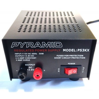 PS3KX -Pyramid Power Supply - 2.5 A Constant, 3 A...