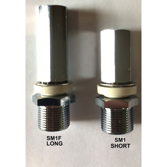 SM1F Adapteur Femelle UHF - SO-239 long Hex