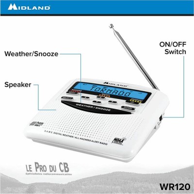 WR 120B, Radio météo Midland avec alerte