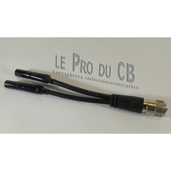 PDC12Y, adapteur PL259 mâle 