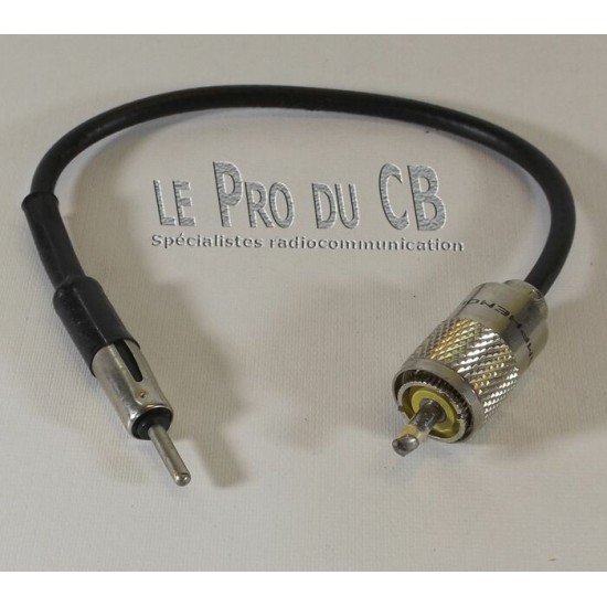 PDC12S, adaptateur PL259 mâle à Motorola 