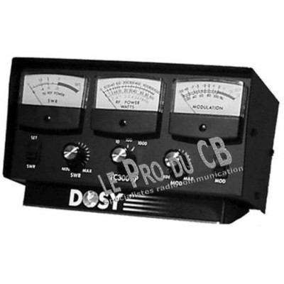 TC3001P, testeur 3 cadrans Dosy, SWR, Power,...