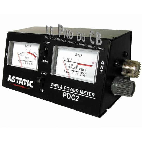PDC2, testeur SWR et Power, 2 cadrans