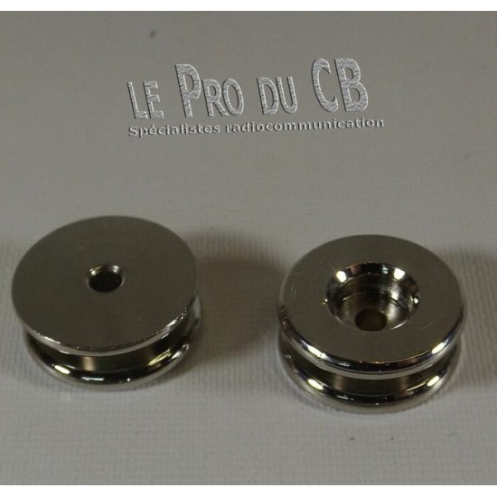DISDM, derrière de micro, bouton de métal 