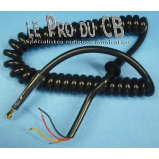 DISFM6, Fils de micro 6 pieds, 3 brins + shield