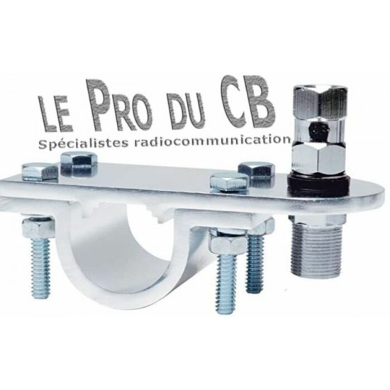 RP535, Support d'antenne sur miroir Camion International, tuyau max 1 1/8 pouce, avec SO239