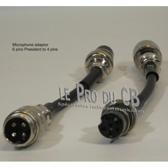 AMB adapteur de micro de 6 pins à micros 4 trous