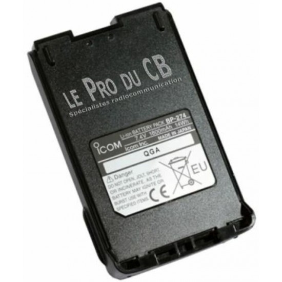 BP274 Battery pack for Icom ICF50-60, marine ICM85...