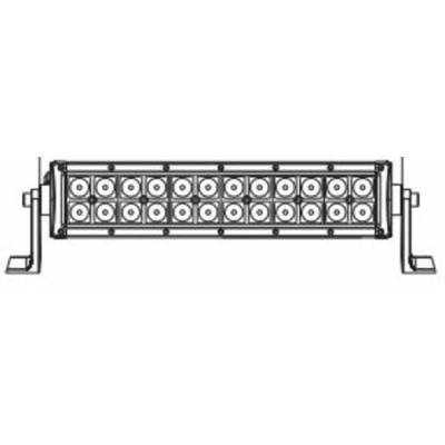 67002Z Lumière LED rectangulaire, 12-24 Vdc, 21.5...