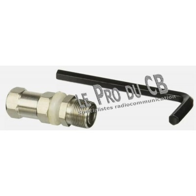 300CBM102, Base d'antenne CB 3/8, stainless steel