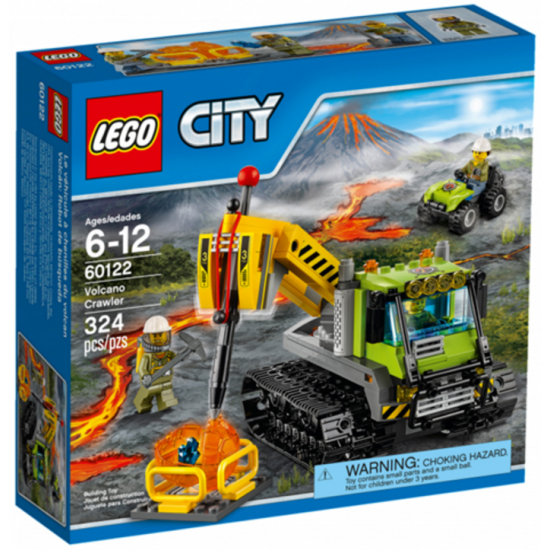 LEGO CITY Le vehicule a chenille du volcan 2016