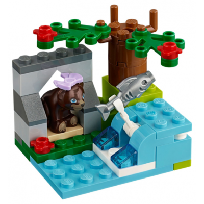 LEGO FRIENDS Serie 5 La riviere de l'ours brun 2014