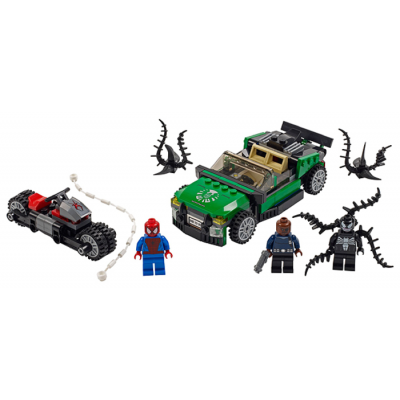 LEGO SUPER HEROS Spider-Man: Poursuite en moto araignée 2013