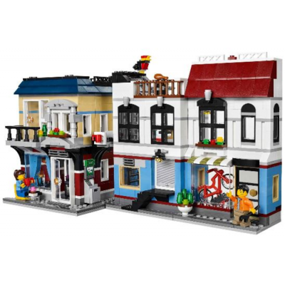 LEGO CREATOR Le magasin de vélo et le café 2014