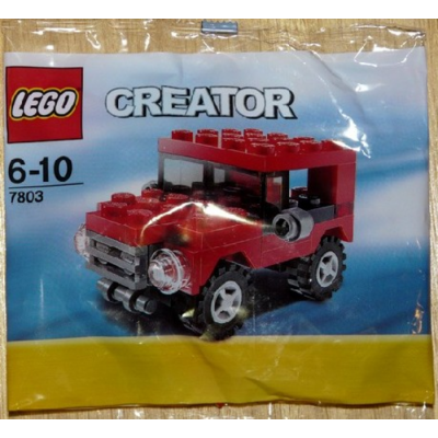 LEGO CREATEUR Jeep rouge  sac   2009