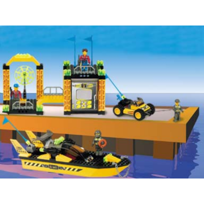 LEGO JUNIORS Super Station de sauvetage 2001