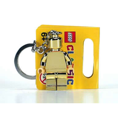 LEGO MINIFIG Porte clé Minifigurine couleur or...