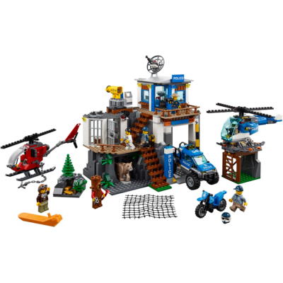 LEGO CITY POLICE Le poste de police dans la montagne 2018