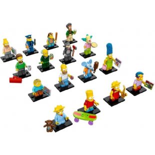 LEGO MINIFIG SIMPSONS 1 serie Complete 16 minifig...