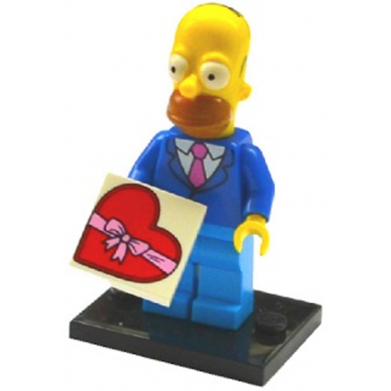 LEGO MINIFIG SIMPSONS 2 HOMER SIMPSON AVEC CRAVATE...
