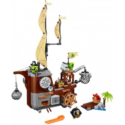 LEGO ANGRY BIRDS LE BATEAU PIRATE DU COCHON 2016