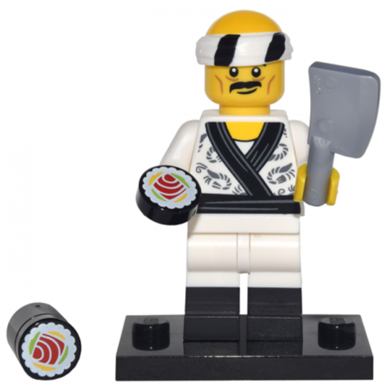 LEGO MINIFIGS SERIE NINJAGO MOVIE Sushi Chef 2017