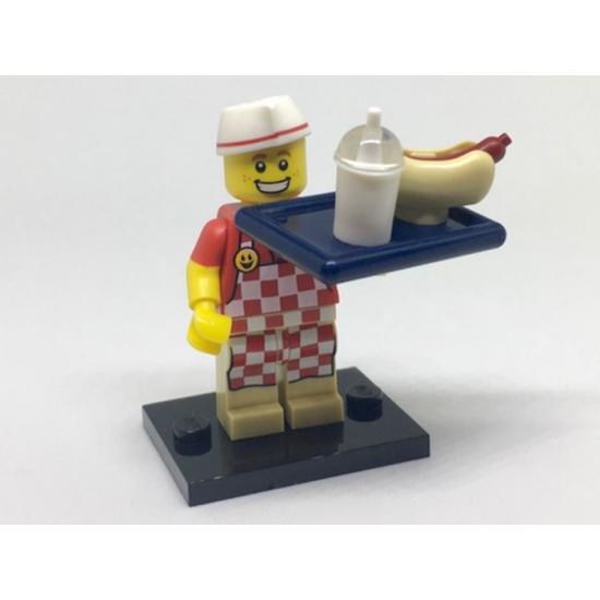 LEGO MINIFIG SERIE 17 MONSIEUR HOT DOG 2017