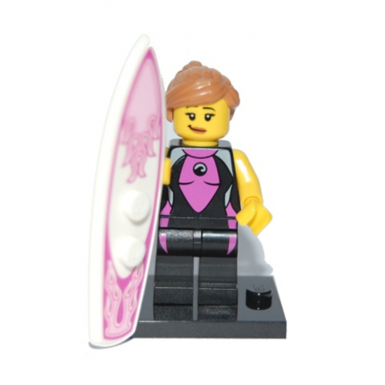 LEGO MINIFIGS SERIE 04 FILLE QUI FAIT DU SURF 2011